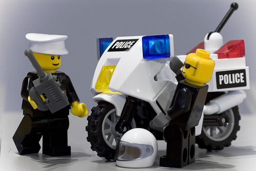 police a LEGO a day